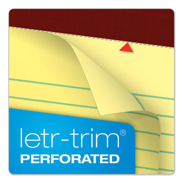 TOPS™ Docket Gold Ruled Perforated Pads, Wide-legal Rule, 50 Canary-yellow 8.5 X 11.75 Sheets, 12-pack freeshipping - TVN Wholesale
